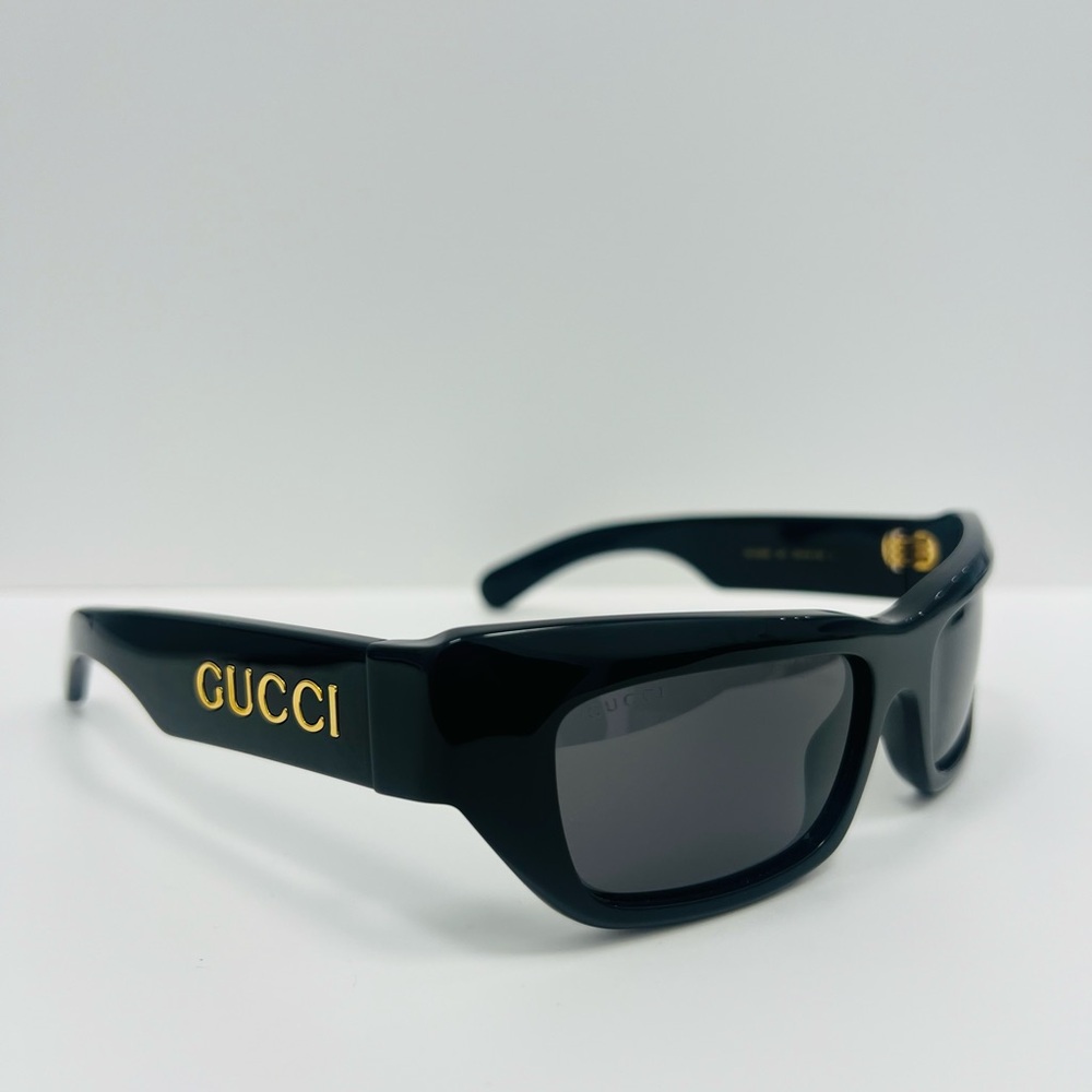 GUCCI GG1296S 001 BLACK CATEYE SUNGLASSES